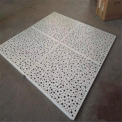 300x300 geperforeerde het Plafondklem van het Aluminiummetaal in Plafondtegel