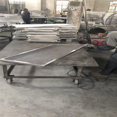 600x1200 aluminium Gelast Mesh Fence Panels ISO9001 0.5mm8mm