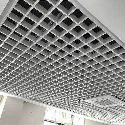 100x100 van het de Tegelstraliewerk van het metaalplafond het Aluminiumcel de Uit elkaar plaatsende Decoratie van het de Bouwplafond