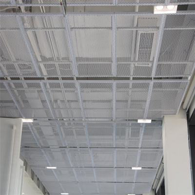 Metaal opgehangen aluminium geëxpandeerd gaas plafondpaneel voor interieurdecoratie