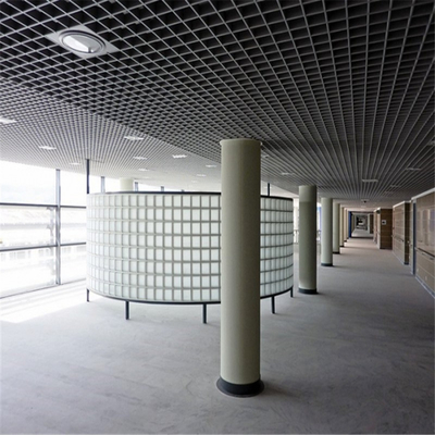 50x50mm van het het Plafondmetaal van de Aluminium Open Cel van het het Netplafond het Poederdeklaag