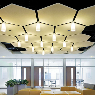 Aluminium Hexagonaal klem-in Plafond voor Convention Center -Muurdecoratie