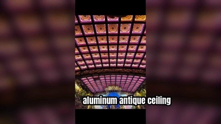 aluminium antiek gebouwplafond