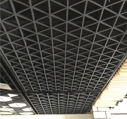0.3mm0.9mm het Plafond van het Restaurantmetaal betegelt Vuurvaste Verborgen Valse Open Cel