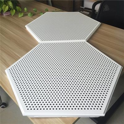 Hexagonaal het Metaalplafond van het opschortingsaluminium