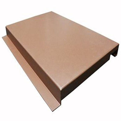 600x600 het Plafond Houten Kleur Geperforeerde Haak van het aluminiummetaal op Plafondcomité