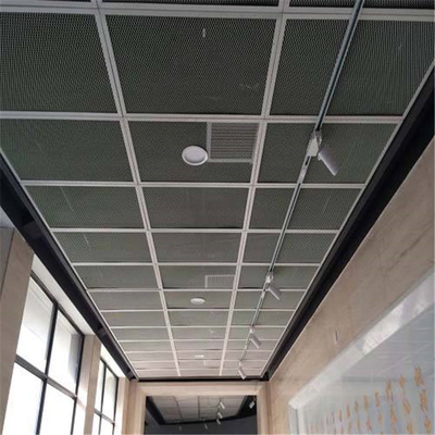 800x800 Mesh Ceiling Panel Aluminum Hook op 20x40mm Draad Mesh Ceiling Tiles