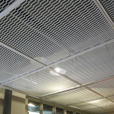 Maak Uitgebreid Mesh Ceiling Panel vuurvast 20x40mm Dikke 0.4mm3.5mm