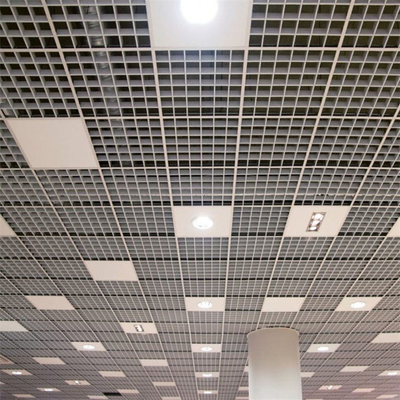 T het Metaalplafond 100x100mm van het Baraluminium Net met de Overdracht van de Kaderhitte