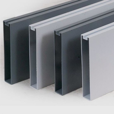 Dikte 0,8 mm Box Baffle Aluminium metalen plafond voor interieurdecoratie