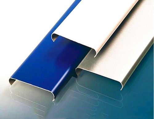 Lineaire U Strip Plafond Aluminium Strip 85mm Breedte Zilver Kleur Strip Panel