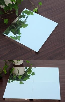 Moderne 300x300mm Opgepoetste Spiegel 0.5mm van het Aluminiummetaal Plafond Dikte