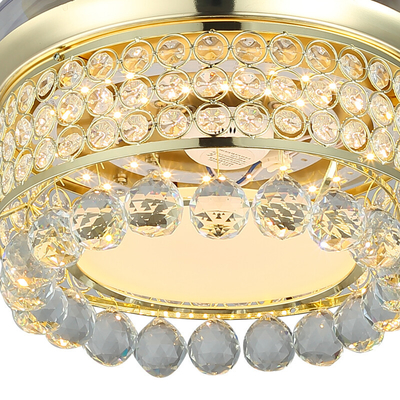 100mm Diameter van het LEIDENE Gestempelde Aluminium Crystal Lampshade Plafond het Lichte Lumen 9W