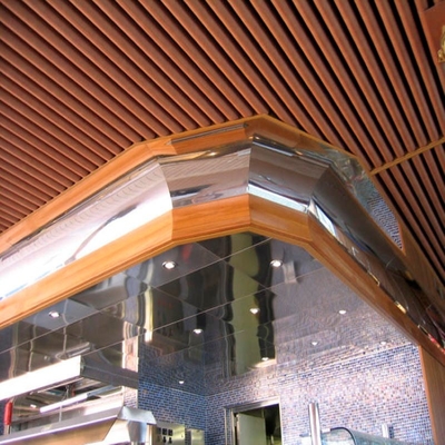 Tegels van het het Schotplafond van het aluminiummetaal de Tubulaire Gemakkelijk te installeren
