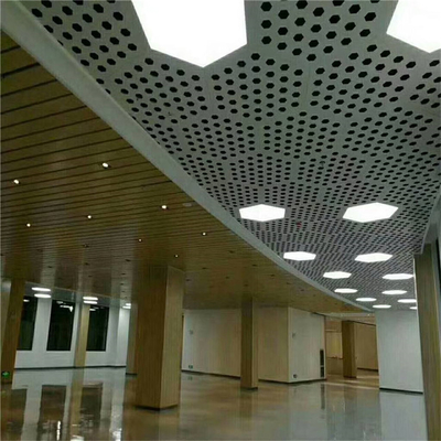 Aluminium Hexagonaal klem-in Plafond voor Convention Center -Muurdecoratie