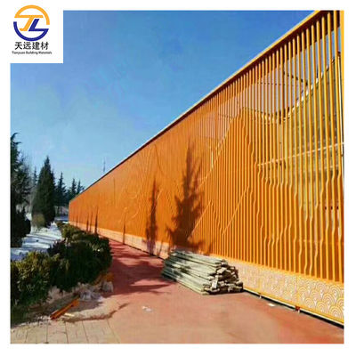 U-vormige aluminium kubus aangepaste maten houten Acp-paneel PE-coating